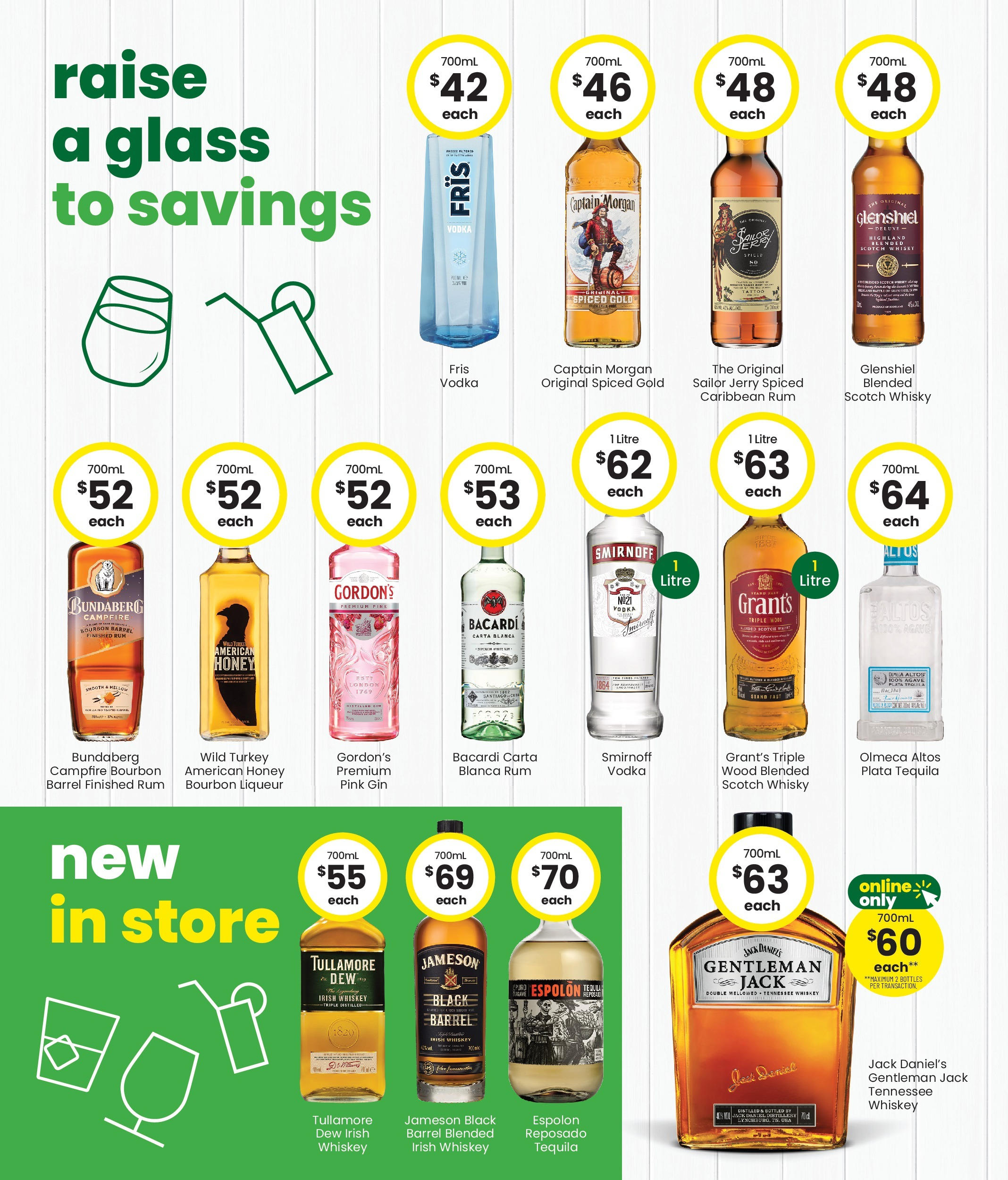 The Bottle-O Catalogue Langford - 09/06/2025 > weekly / monthly specials | Page: 5 | Products: Scie sauteuse, Gin, Scotch, Eau minerale naturelle Volvic