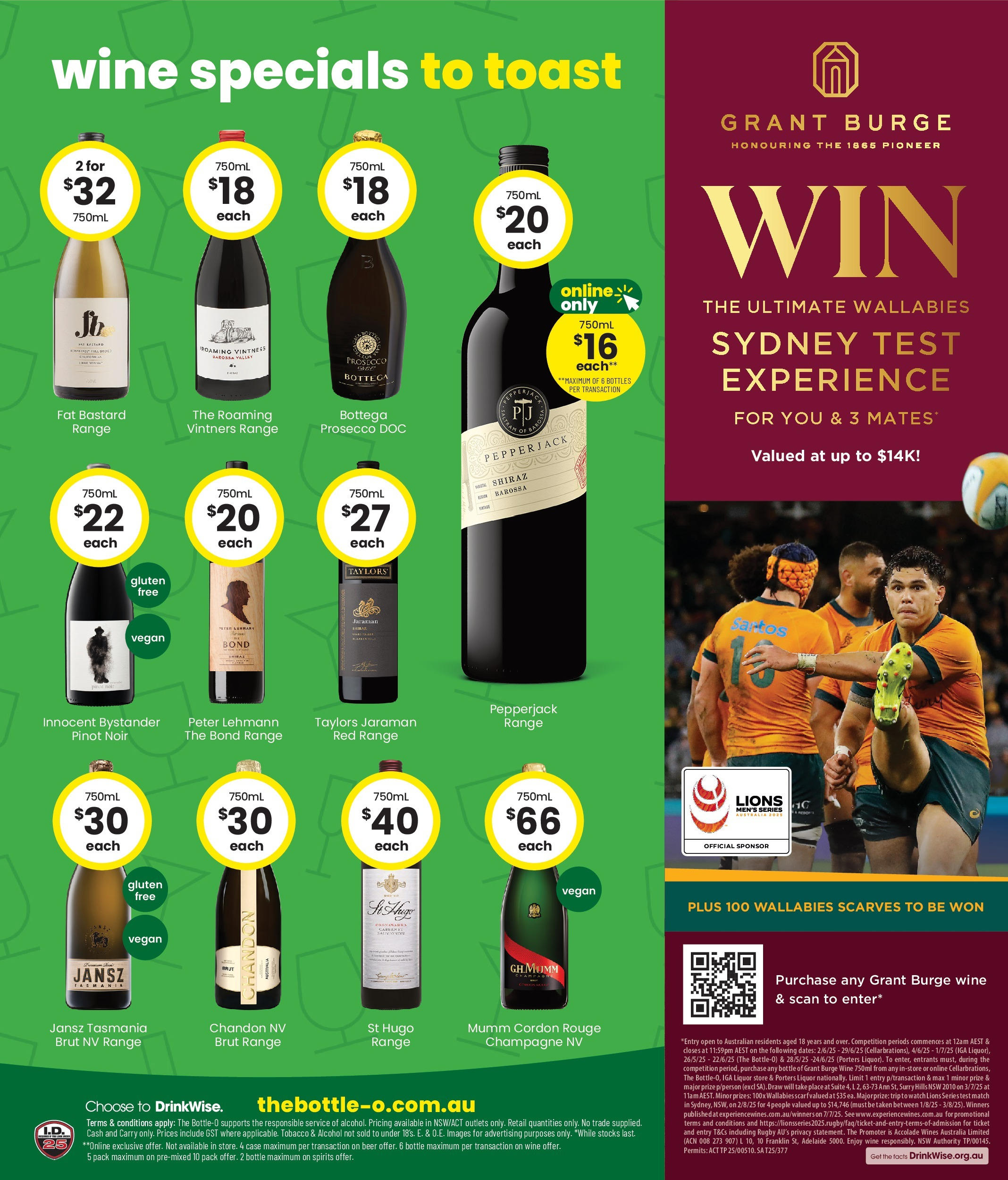 The Bottle-O Catalogue Wickham - 09/06/2025 > weekly / monthly specials | Page: 8 | Products: Wine, Paddle crane, Tefal cake factory, Case