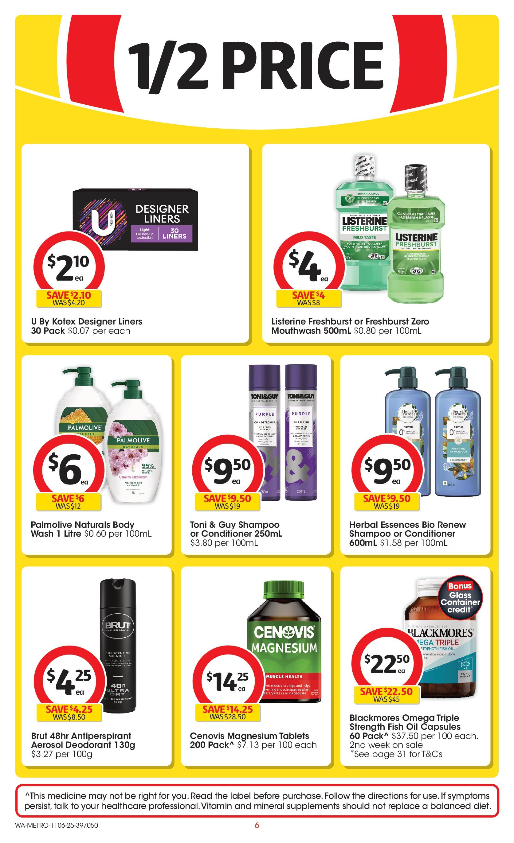 ﻿﻿Coles catalogue valid from 11/06/2025 > Online Australia | Page: 6 | Products: Budweiser, Oil, Argan oil, Tablets