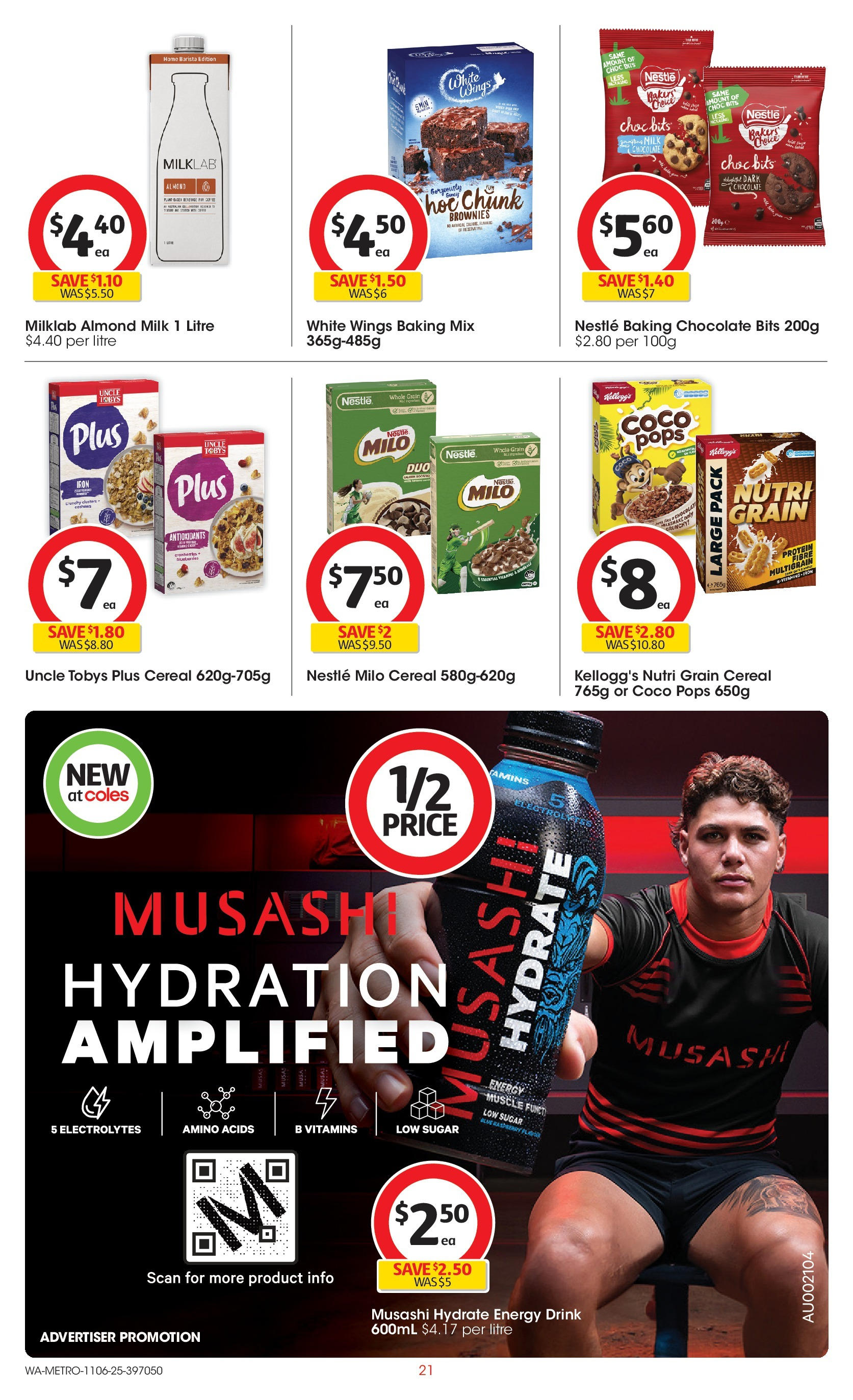 ﻿﻿Coles catalogue valid from 11/06/2025 > Online Australia | Page: 21 | Products: Filet de saumon farci surgelé, Milk, Barbecue charbon, Iron
