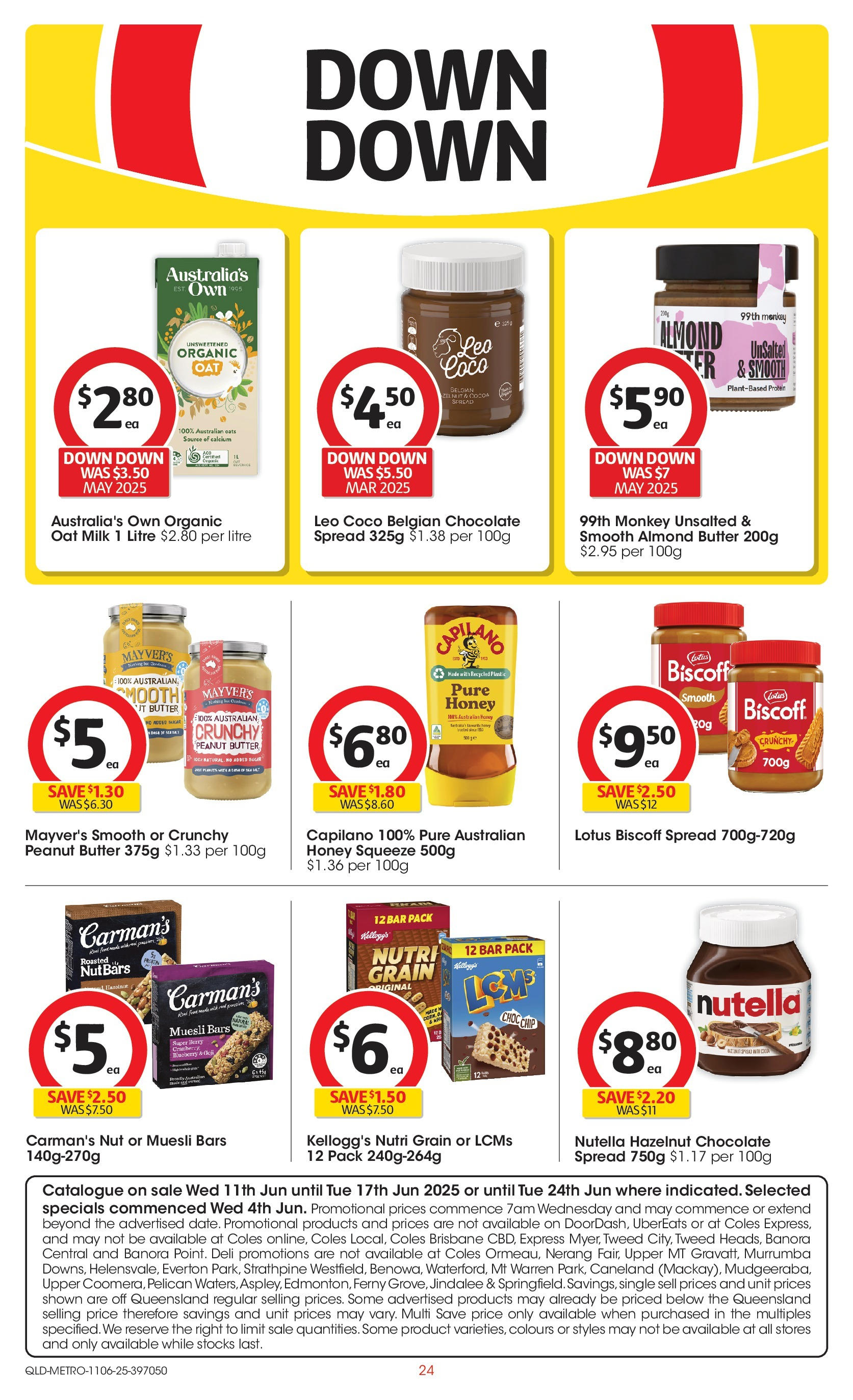 ﻿﻿Coles catalogue valid from 11/06/2025 > Online Australia | Page: 24 | Products: Barbecue charbon, Sugar, Pepsi Max, Tondeuse a gazon electrique ferrex