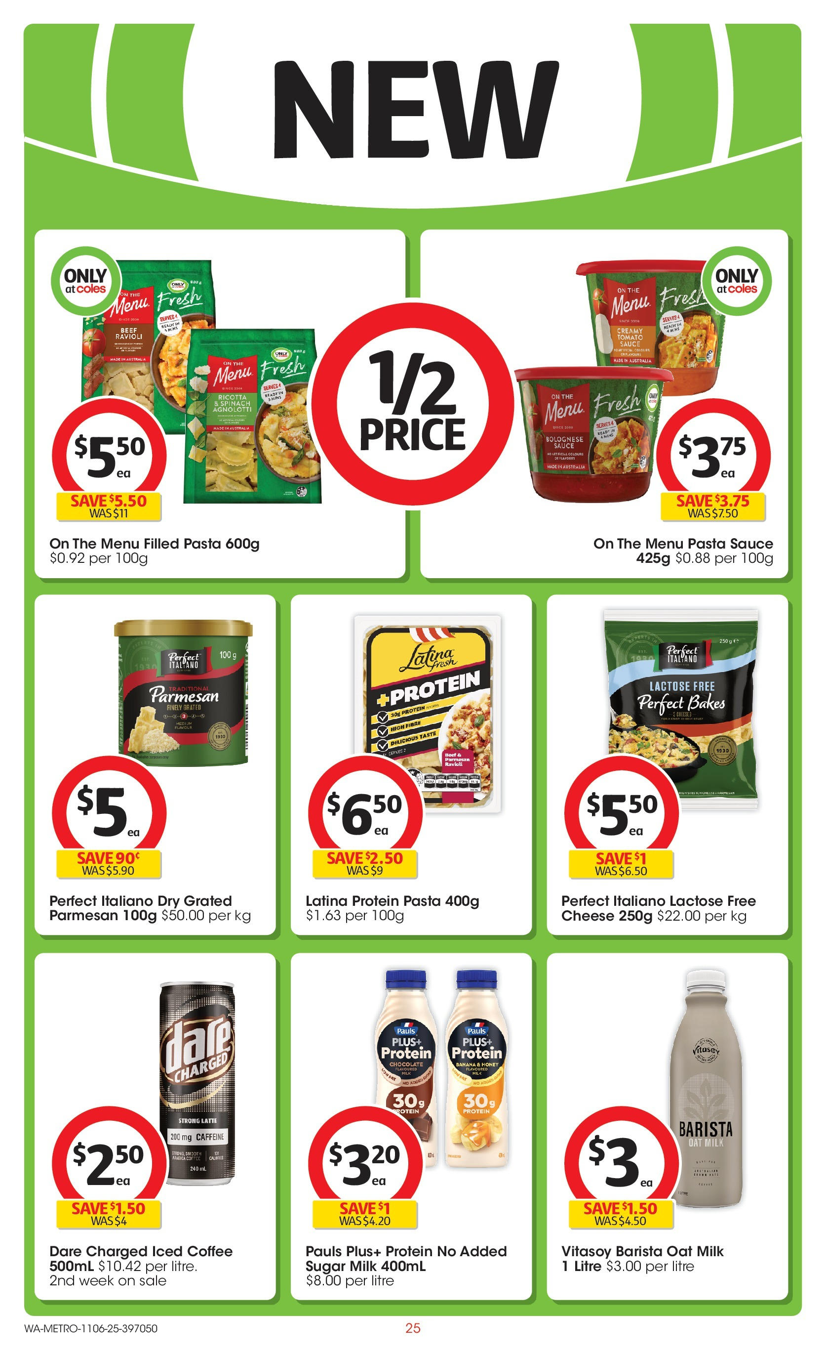 ﻿﻿Coles catalogue valid from 11/06/2025 > Online Australia | Page: 25 | Products: Milk, Cheese, Beef, Génépi
