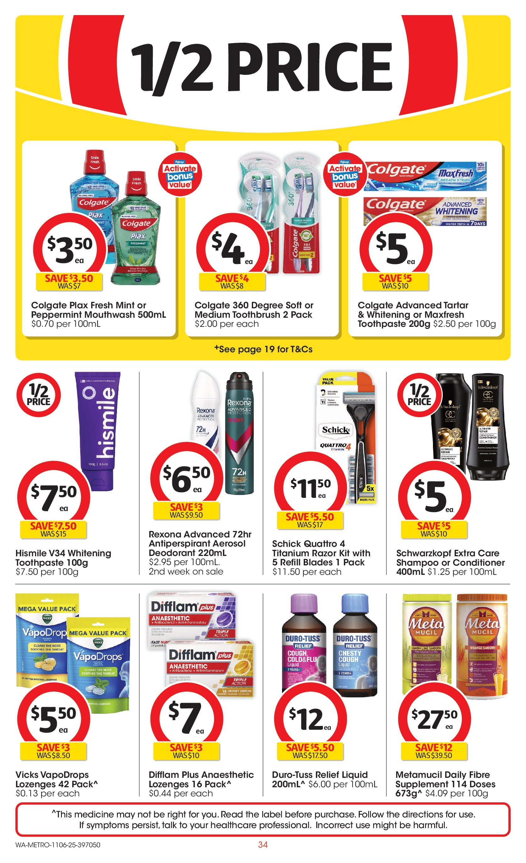 ﻿﻿Coles catalogue valid from 11/06/2025 > Online Australia | Page: 34 | Products: Conditioner, Honey, Razor, Avatar frontiers of pandora