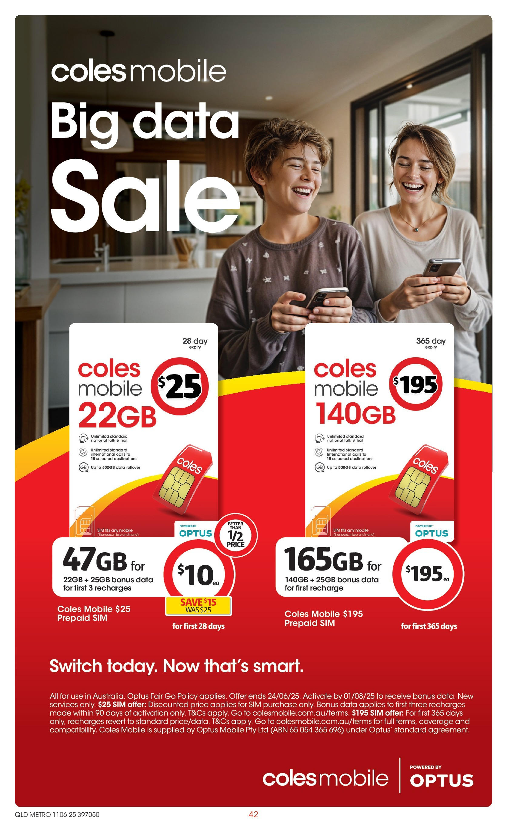 ﻿﻿Coles catalogue valid from 11/06/2025 > Online Australia | Page: 42 | Products: Nano, Mobile