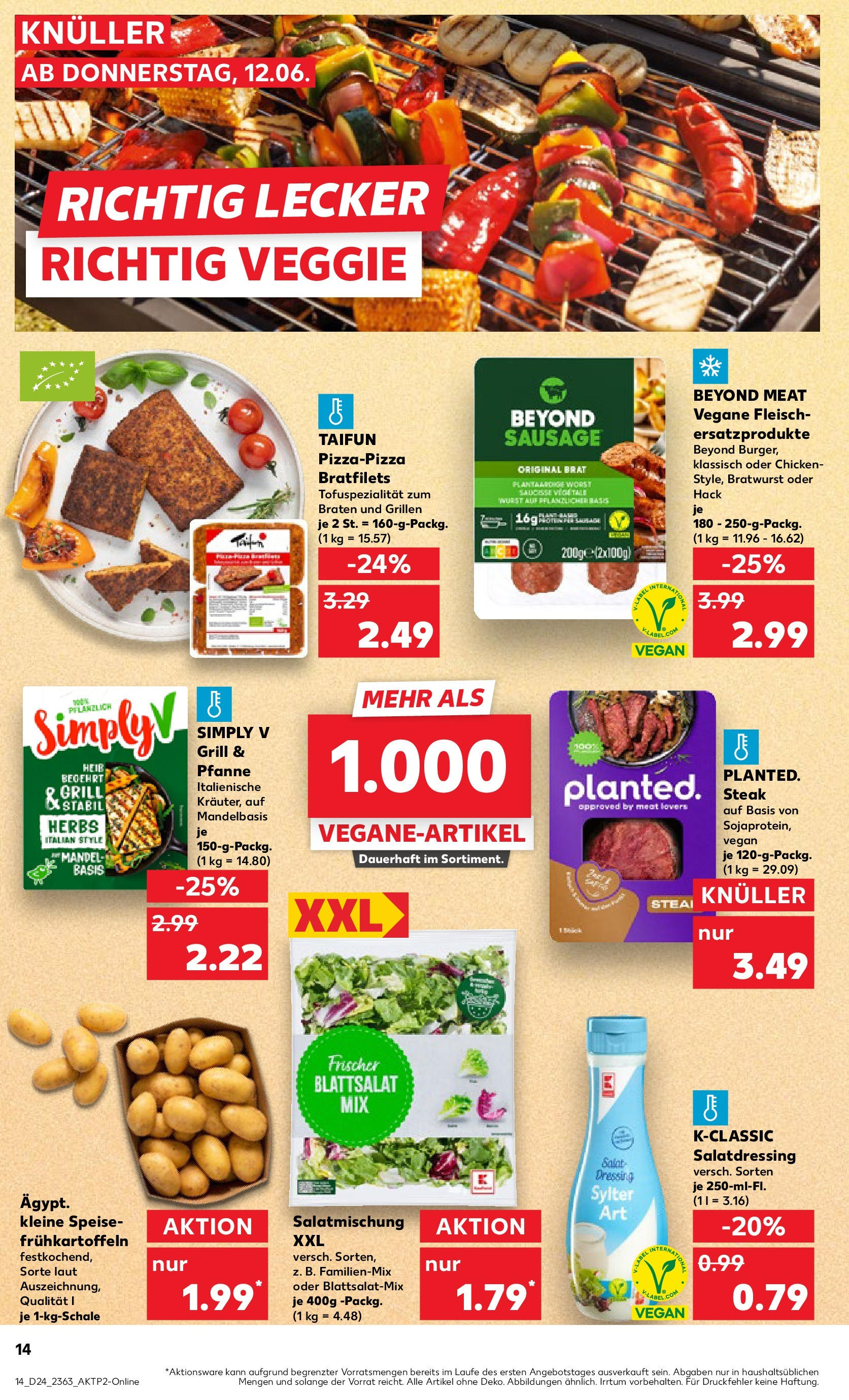 Prospekt Kaufland ab 11.06.2025 » Angebote Online zum Blättern | Seite: 14 | Produkte: Grill, Bratwurst, Steak, Fleisch