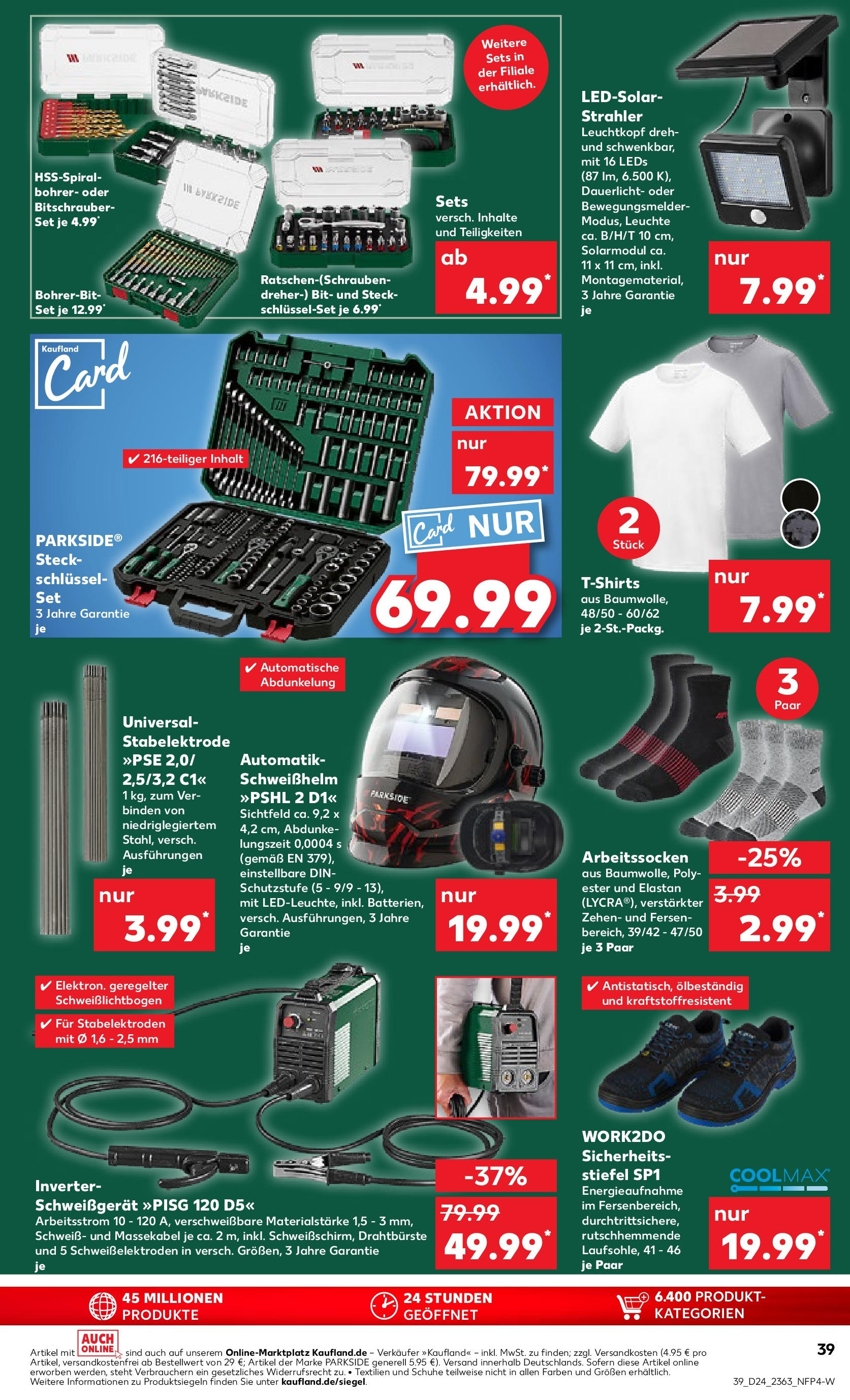 Prospekt Kaufland ab 11.06.2025 » Angebote Online zum Blättern | Seite: 39 | Produkte: T-Shirt, Stiefel