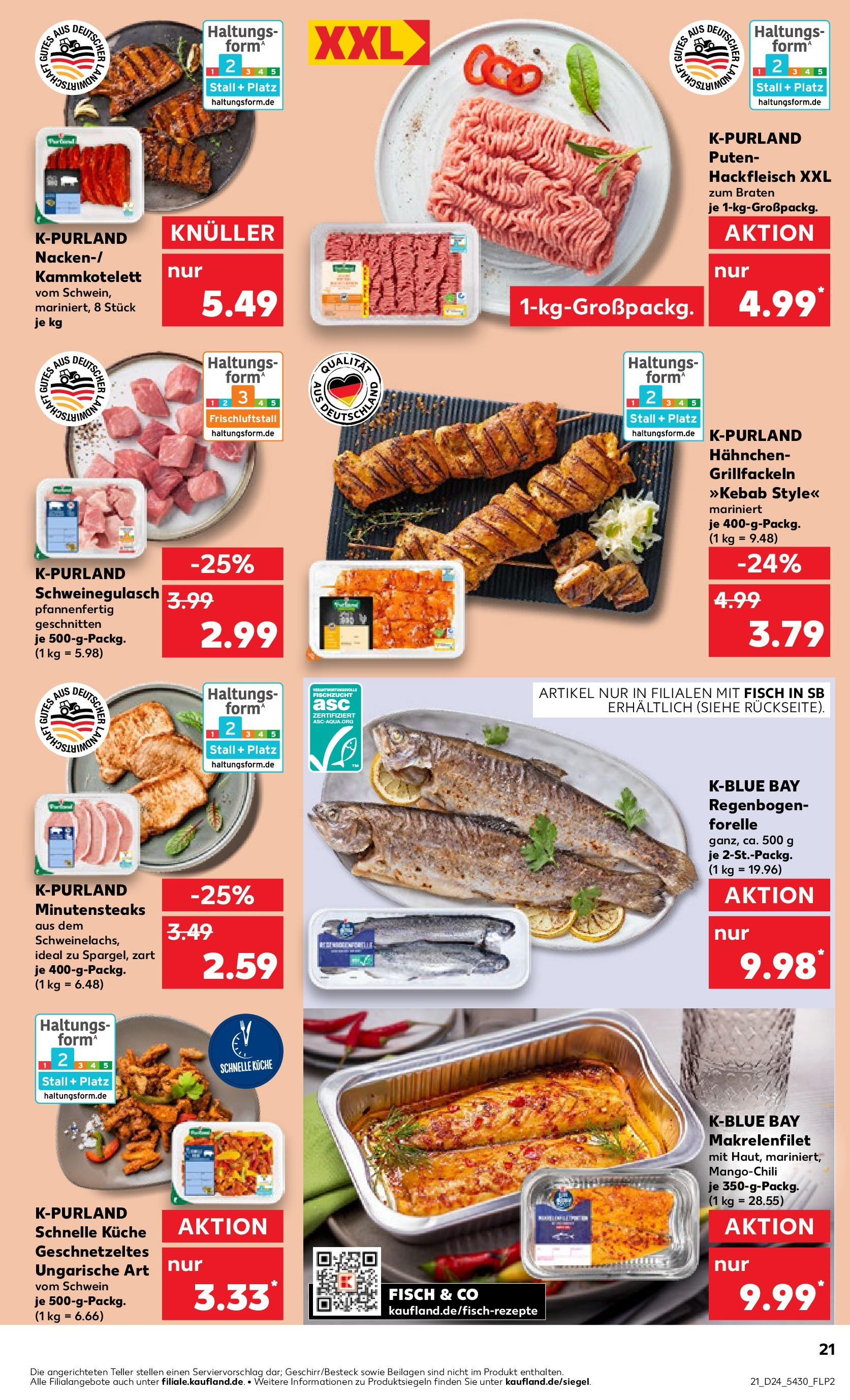 Prospekt Kaufland ab 11.06.2025 » Angebote Online zum Blättern | Seite: 21 | Produkte: Grill, Hahnchen, Küche, Fisch