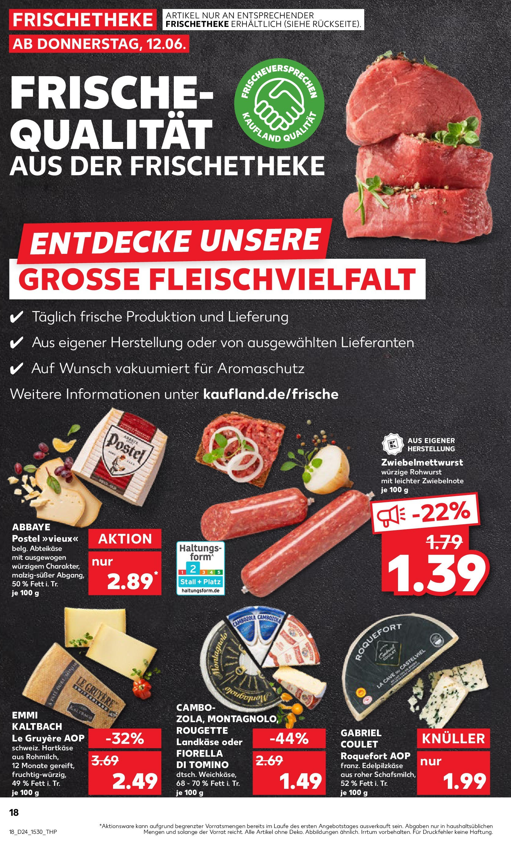 Prospekt Kaufland ab 11.06.2025 » Angebote Online zum Blättern | Seite: 18