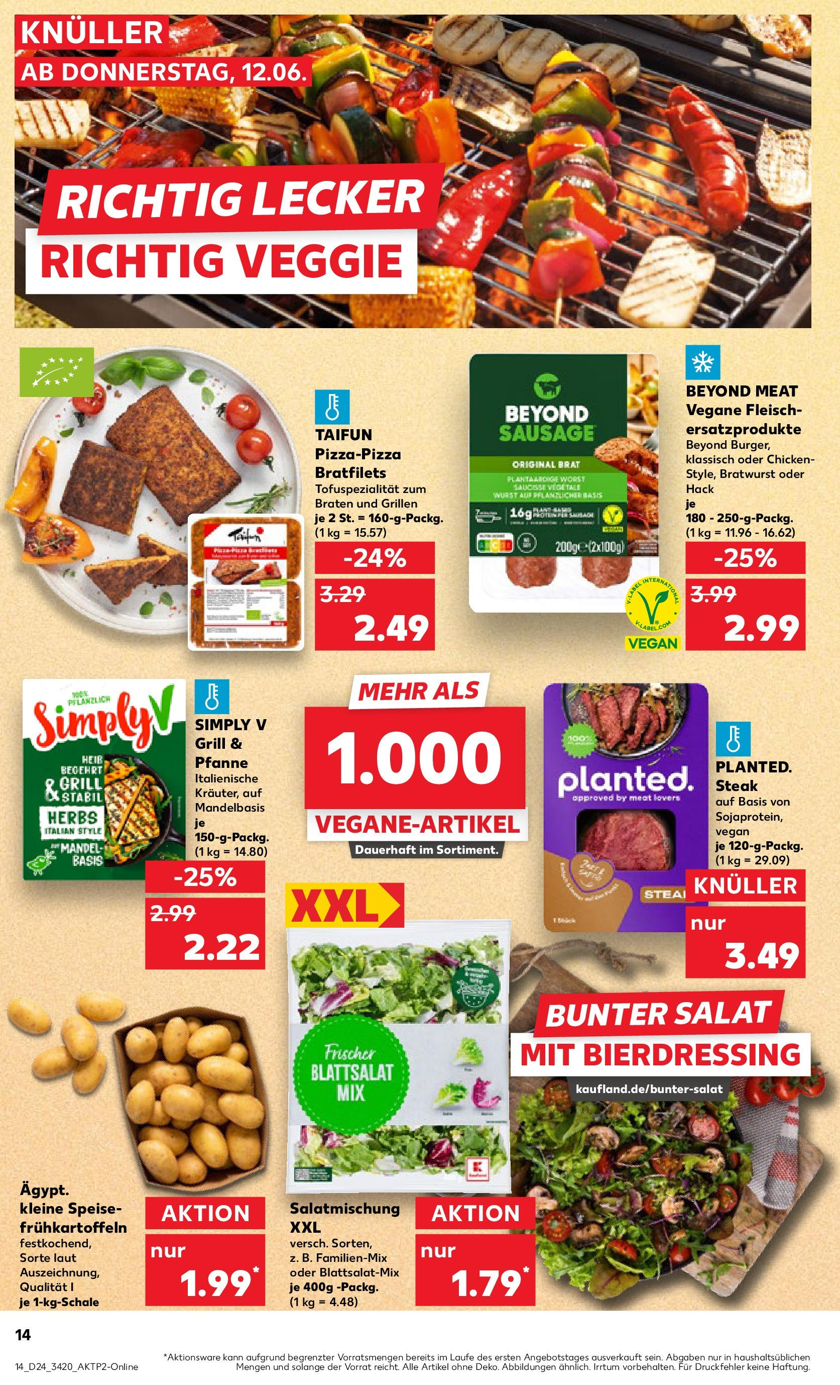 Prospekt Kaufland ab 11.06.2025 » Angebote Online zum Blättern | Seite: 14 | Produkte: Grill, Bratwurst, Steak, Fleisch