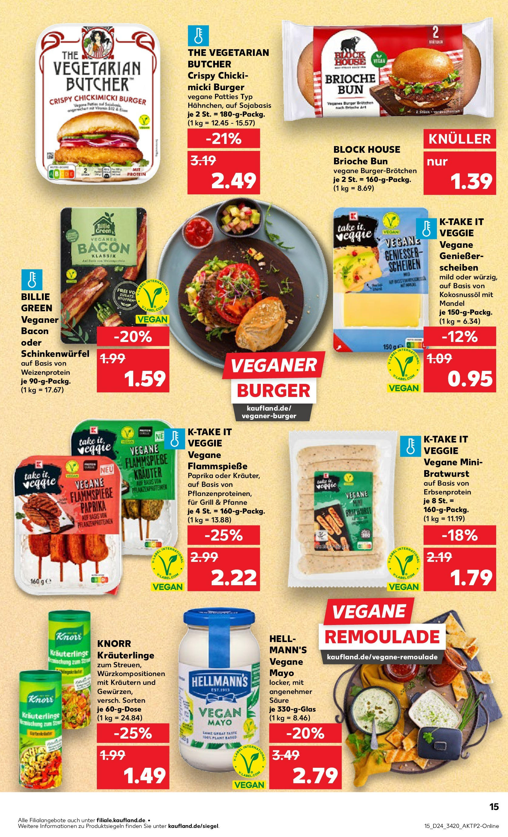 Prospekt Kaufland ab 11.06.2025 » Angebote Online zum Blättern | Seite: 15 | Produkte: Grill, Burger, Knorr, Paprika