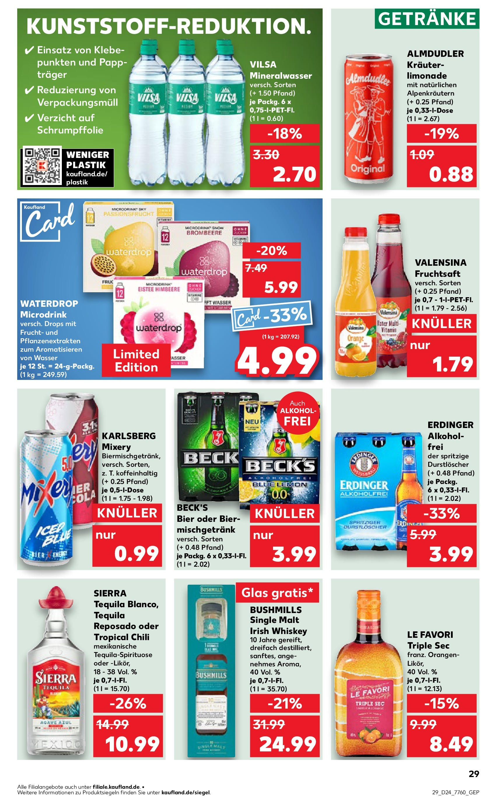 Prospekt Kaufland ab 11.06.2025 » Angebote Online zum Blättern | Seite: 29 | Produkte: Orangen, Mineralwasser, Valensina, Wasser