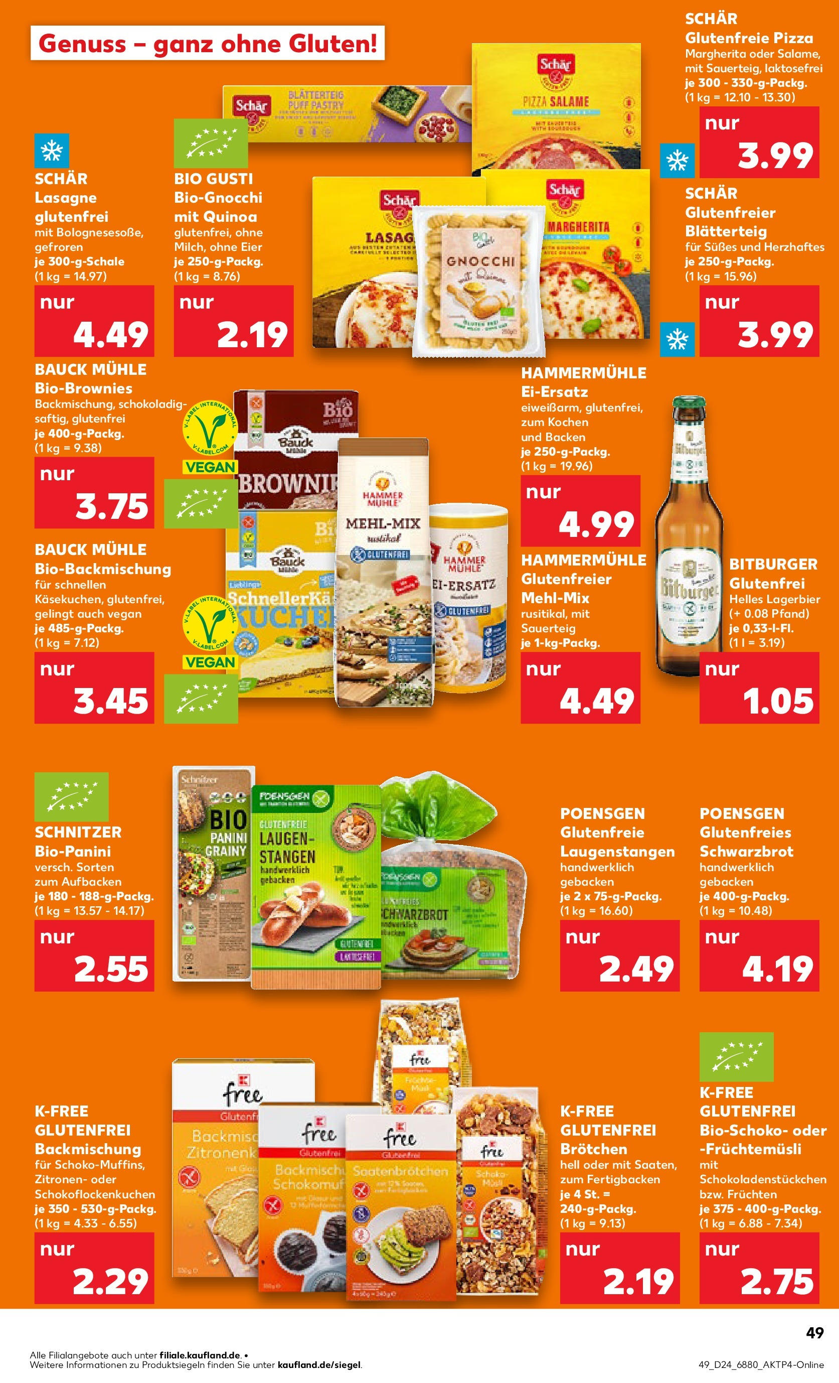 Prospekt Kaufland ab 11.06.2025 » Angebote Online zum Blättern | Seite: 49 | Produkte: Mühle, Eier, Küche, Zitronen
