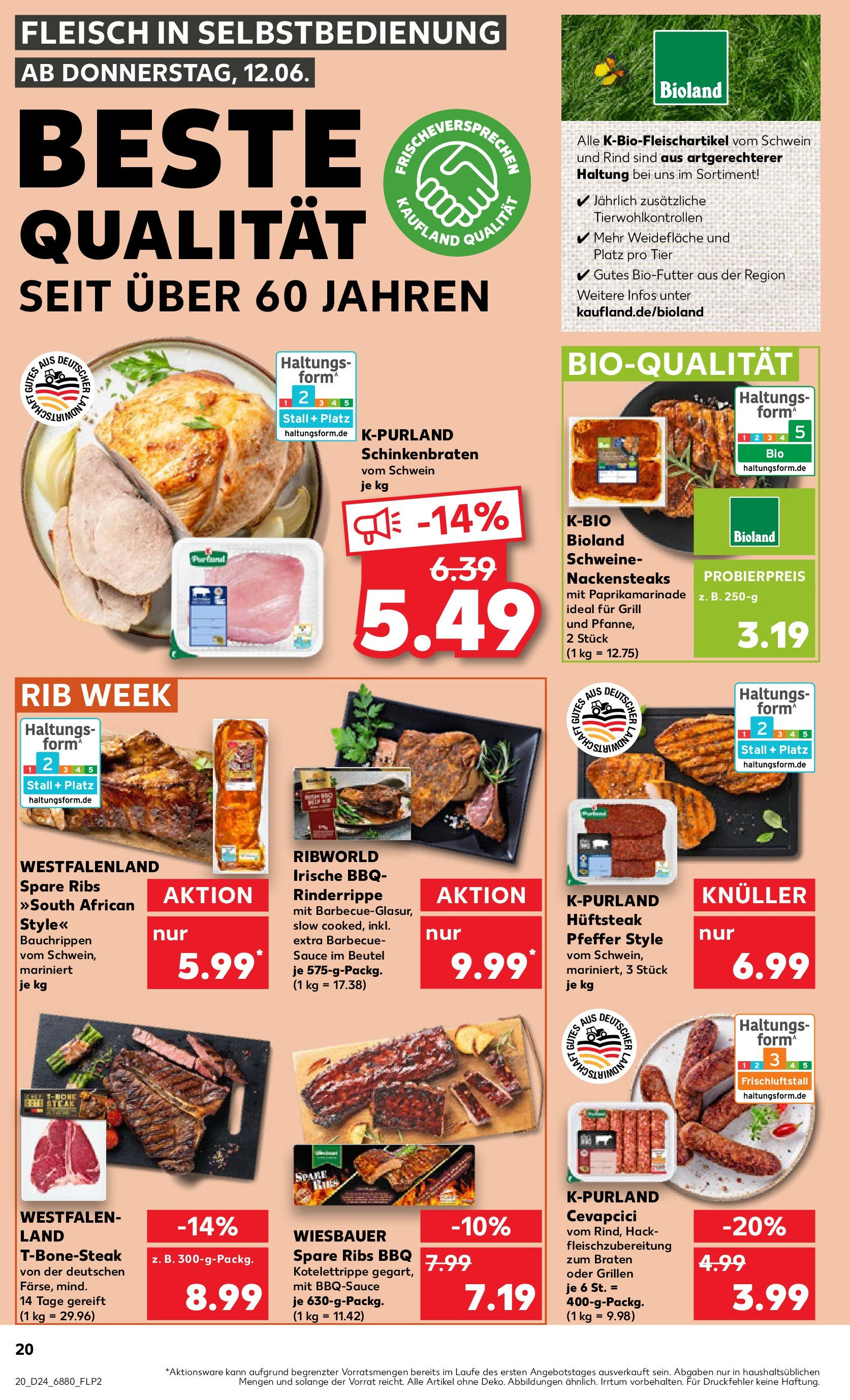 Prospekt Kaufland ab 11.06.2025 » Angebote Online zum Blättern | Seite: 20 | Produkte: Grill, Cevapcici, Pfeffer, Fleisch