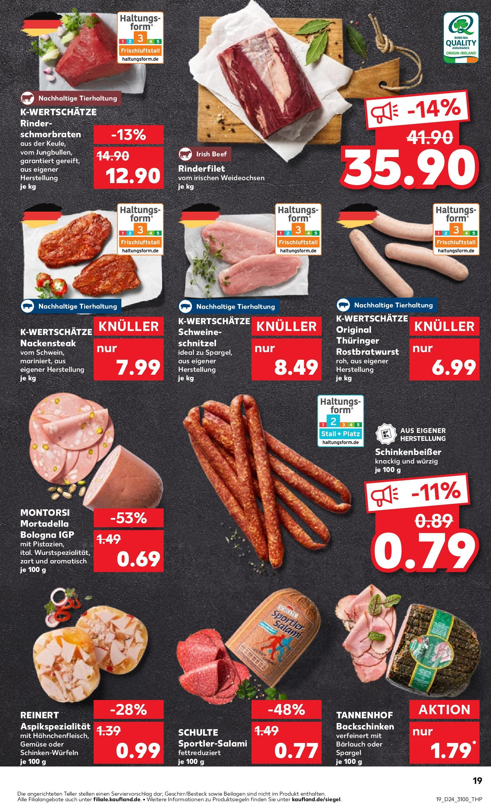 Prospekt Kaufland ab 11.06.2025 » Angebote und Werbung Online | Seite: 23 | Produkte: Rinderfilet, Spargel, Schnitzel, Gemüse Prospekt Kaufland ab 11.06.2025 » Angebote Online zum Blättern | Seite: 23 | Produkte: Rinderfilet, Spargel, Schnitzel, Gemüse