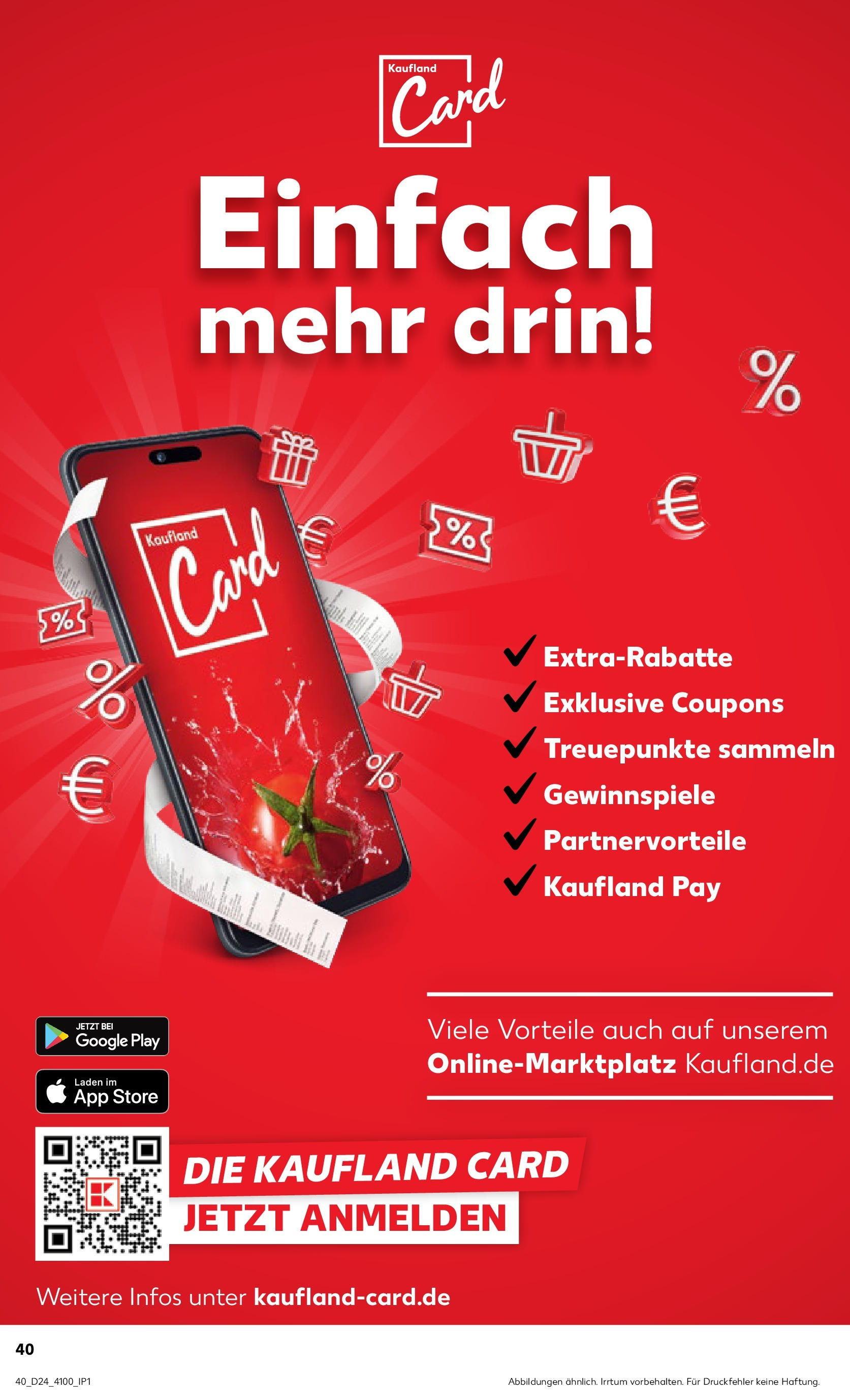 Prospekt Kaufland ab 11.06.2025 » Angebote Online zum Blättern | Seite: 40
