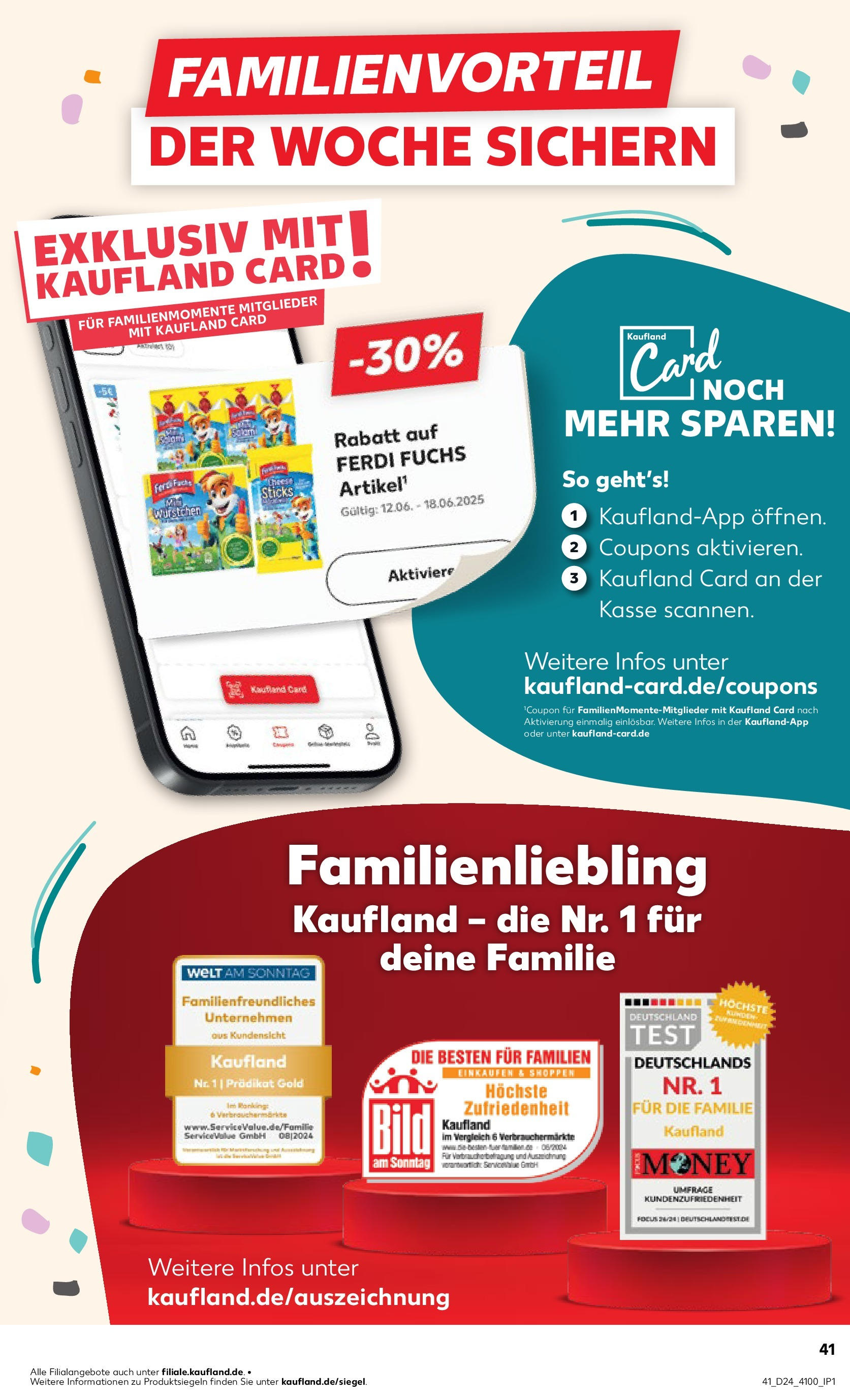 Prospekt Kaufland ab 11.06.2025 » Angebote Online zum Blättern | Seite: 41