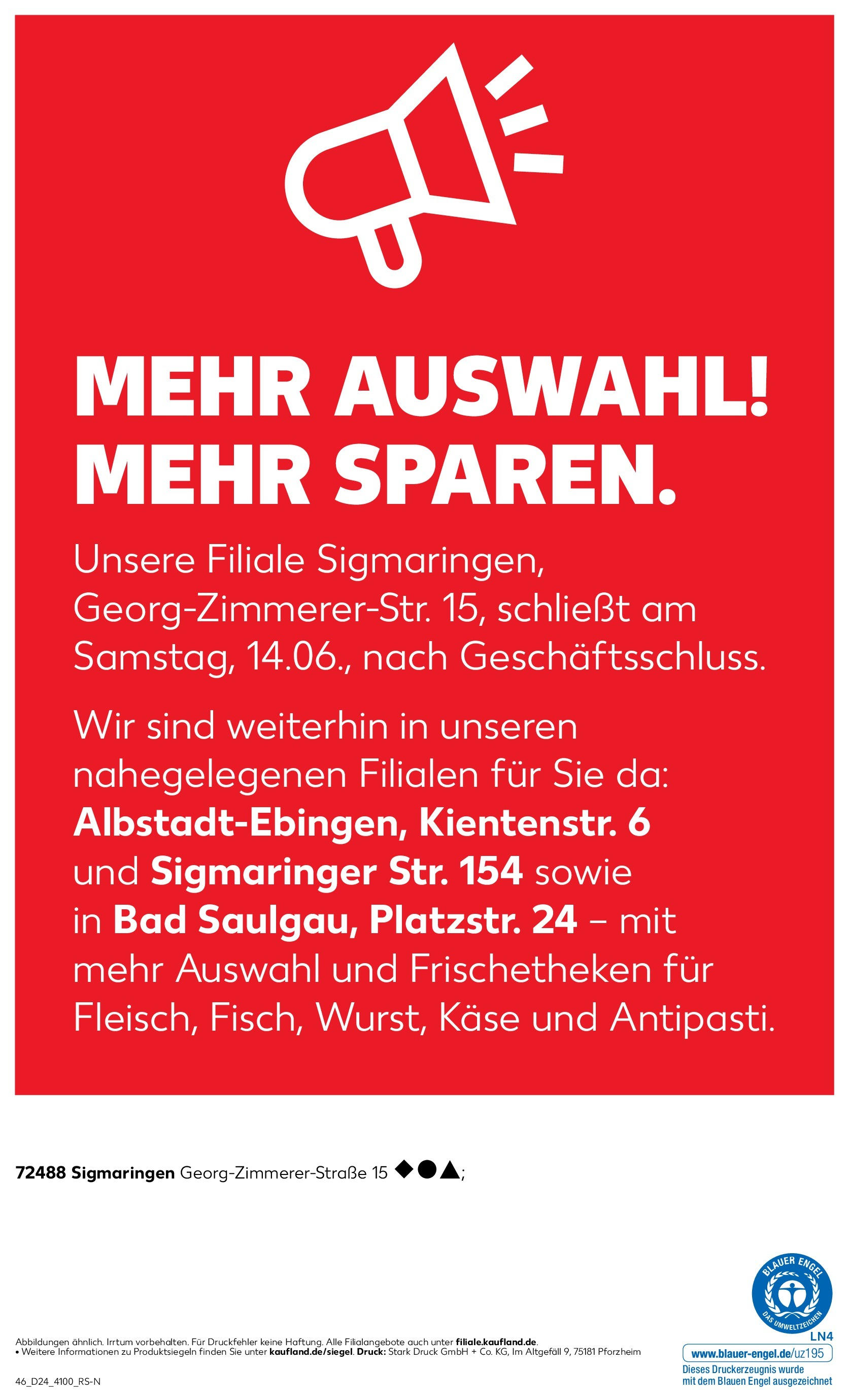 Prospekt Kaufland ab 11.06.2025 » Angebote Online zum Blättern | Seite: 46 | Produkte: Käse, Bad