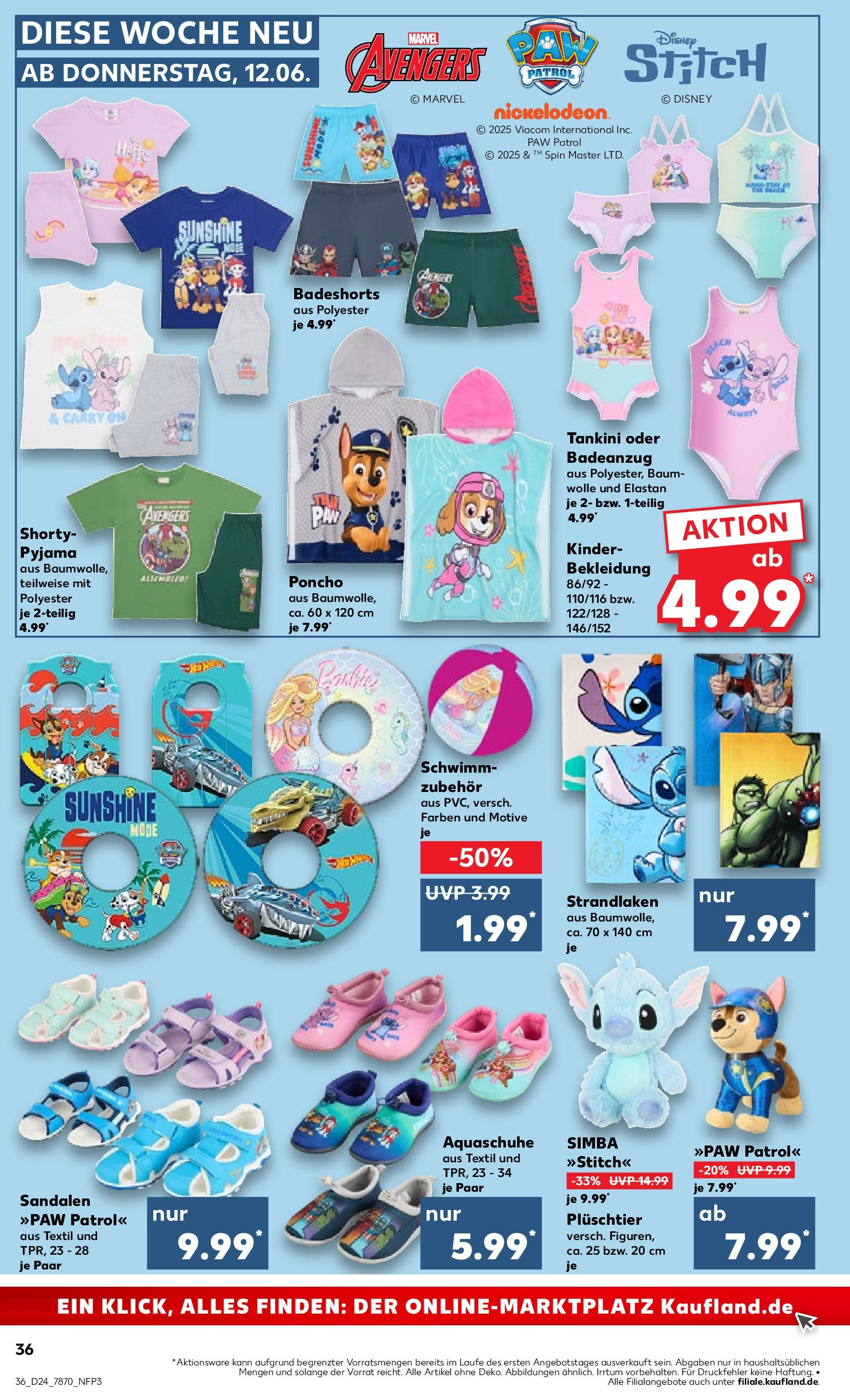 Prospekt Kaufland ab 11.06.2025 » Angebote und Werbung Online | Seite: 44 | Produkte: Badeshorts, Tankini, Bekleidung, Badeanzug Prospekt Kaufland ab 11.06.2025 » Angebote Online zum Blättern | Seite: 44 | Produkte: Badeshorts, Tankini, Bekleidung, Badeanzug