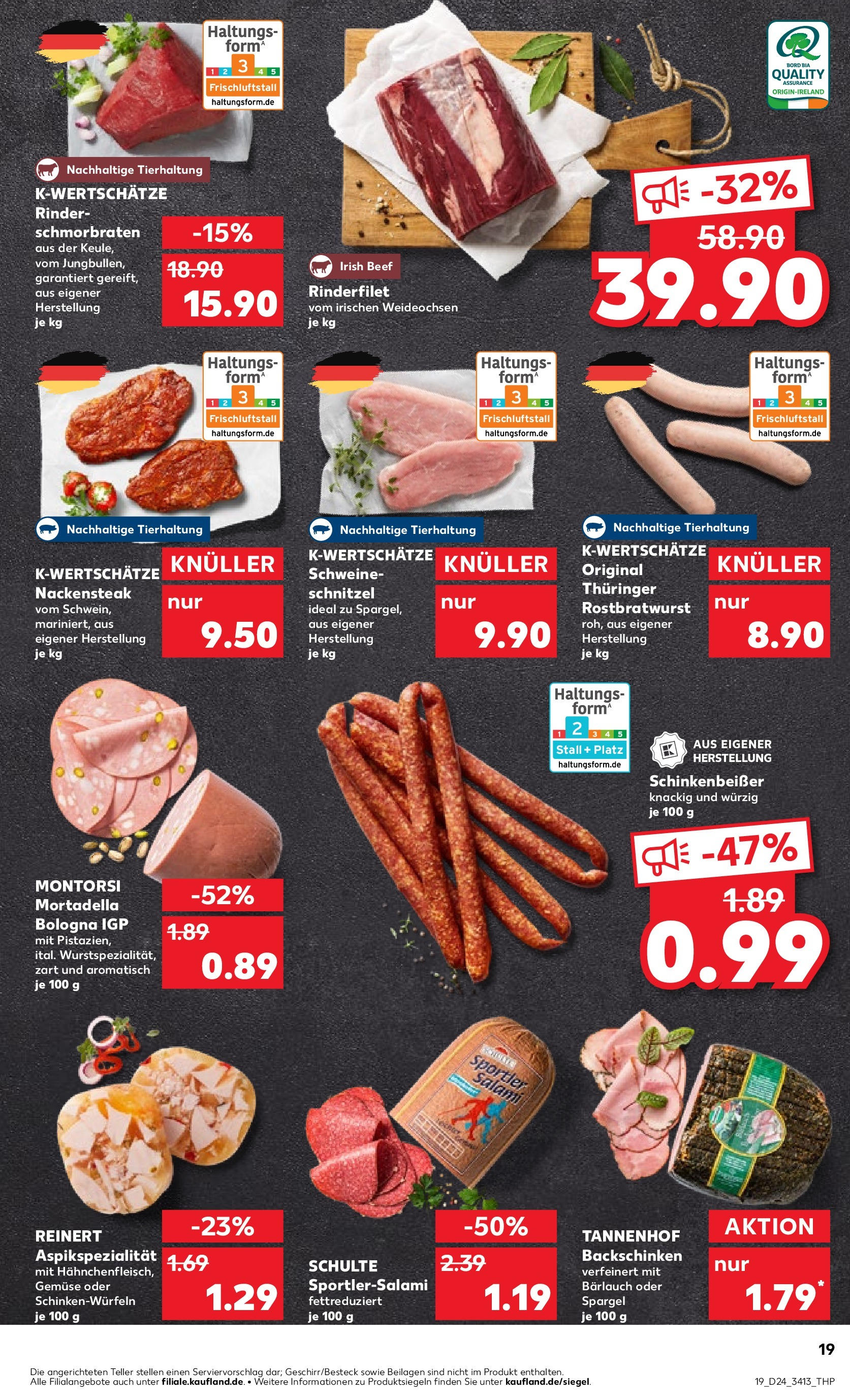 Prospekt Kaufland ab 11.06.2025 » Angebote und Werbung Online | Seite: 27 | Produkte: Schnitzel, Gemüse, Salami, Steak Prospekt Kaufland ab 11.06.2025 » Angebote Online zum Blättern | Seite: 27 | Produkte: Schnitzel, Gemüse, Salami, Steak