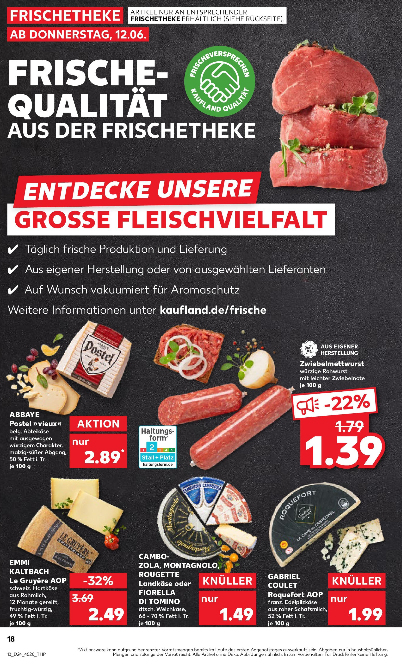 Prospekt Kaufland ab 11.06.2025 » Angebote Online zum Blättern | Seite: 18