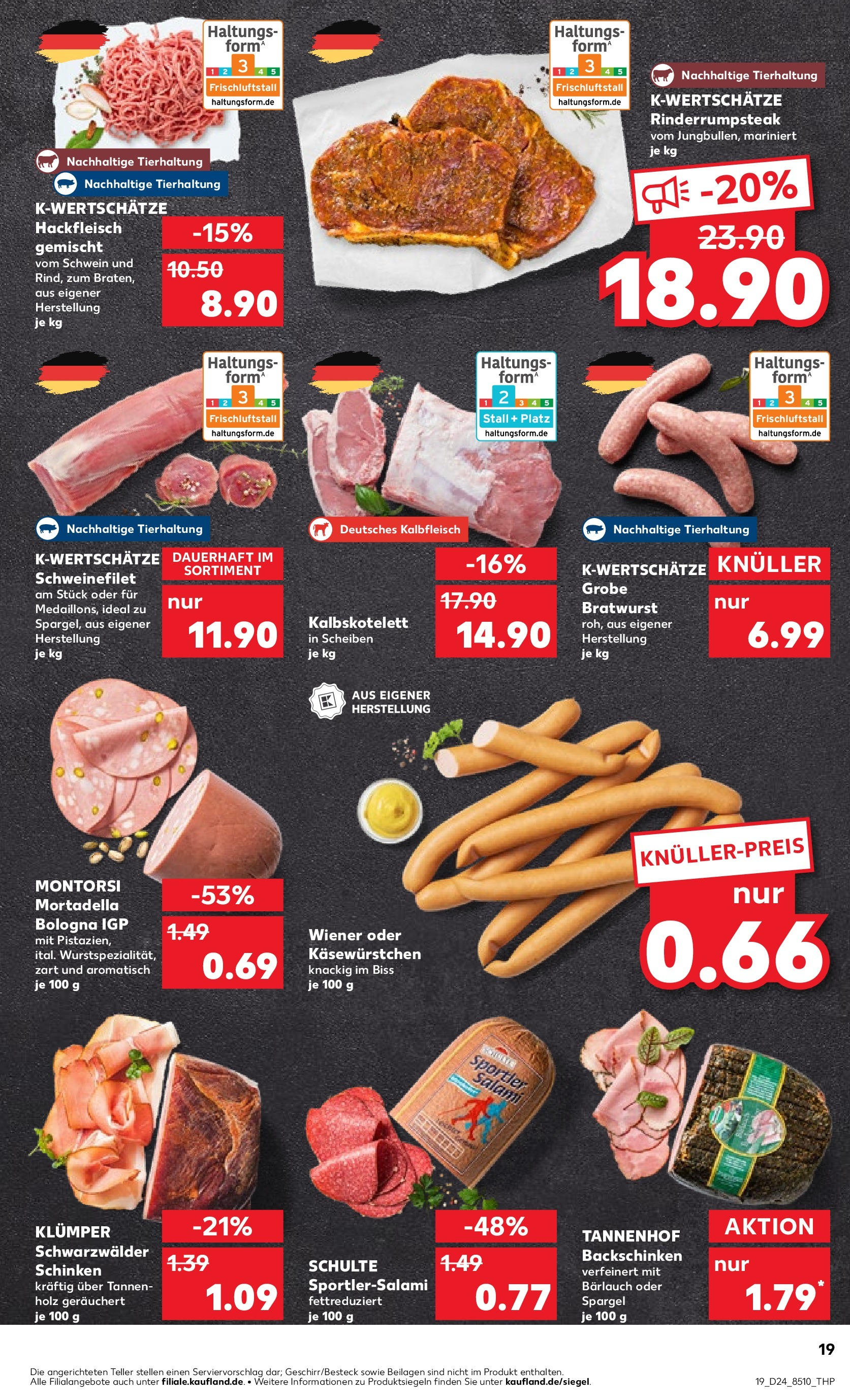 Prospekt Kaufland ab 11.06.2025 » Angebote und Werbung Online | Seite: 23 | Produkte: Bratwurst, Schweinefilet, Salami, Schinken Prospekt Kaufland ab 11.06.2025 » Angebote Online zum Blättern | Seite: 23 | Produkte: Bratwurst, Schweinefilet, Salami, Schinken