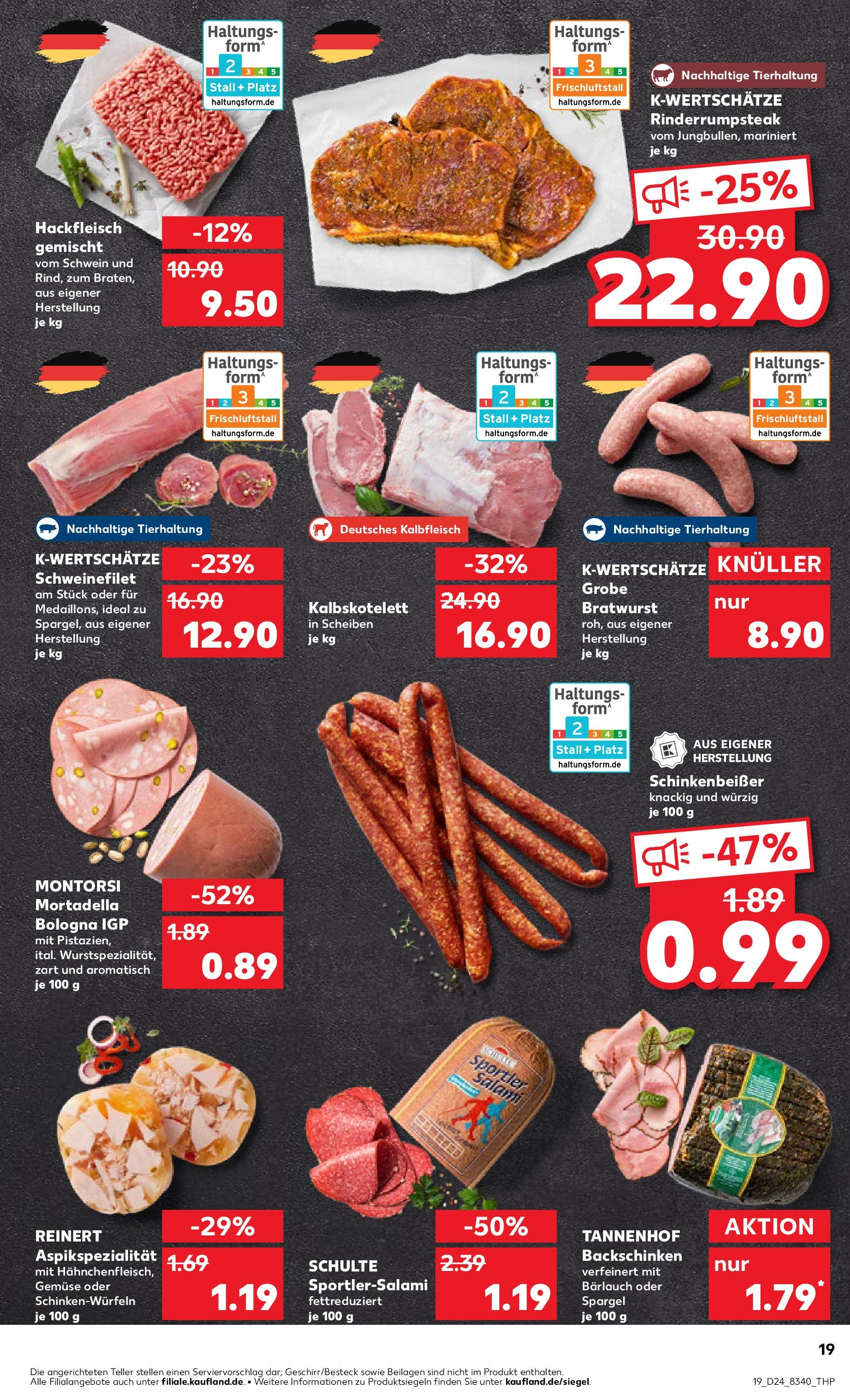 Prospekt Kaufland ab 11.06.2025 » Angebote Online zum Blättern | Seite: 19 | Produkte: Spargel, Gemüse, Steak, Hackfleisch