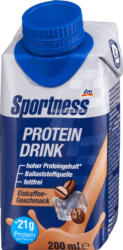 Sportness Protein Drink Eiskaffee Geschmack, trinkfertig