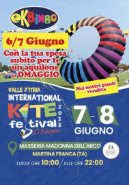 Con la tua spesa subito per te un aquilone in Omaggio