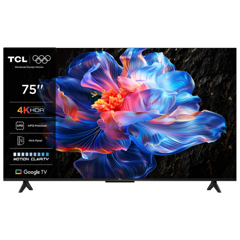 Телевизор TCL 75P61K 4K Ultra HD LED SMART TV, GOOGLE TV, 75.0 ", 189.0 см