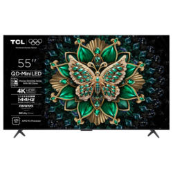 Телевизор TCL 55MQLED75K 4K Ultra HD MINI LED SMART TV, GOOGLE TV, 55.0 ", 139.0 см