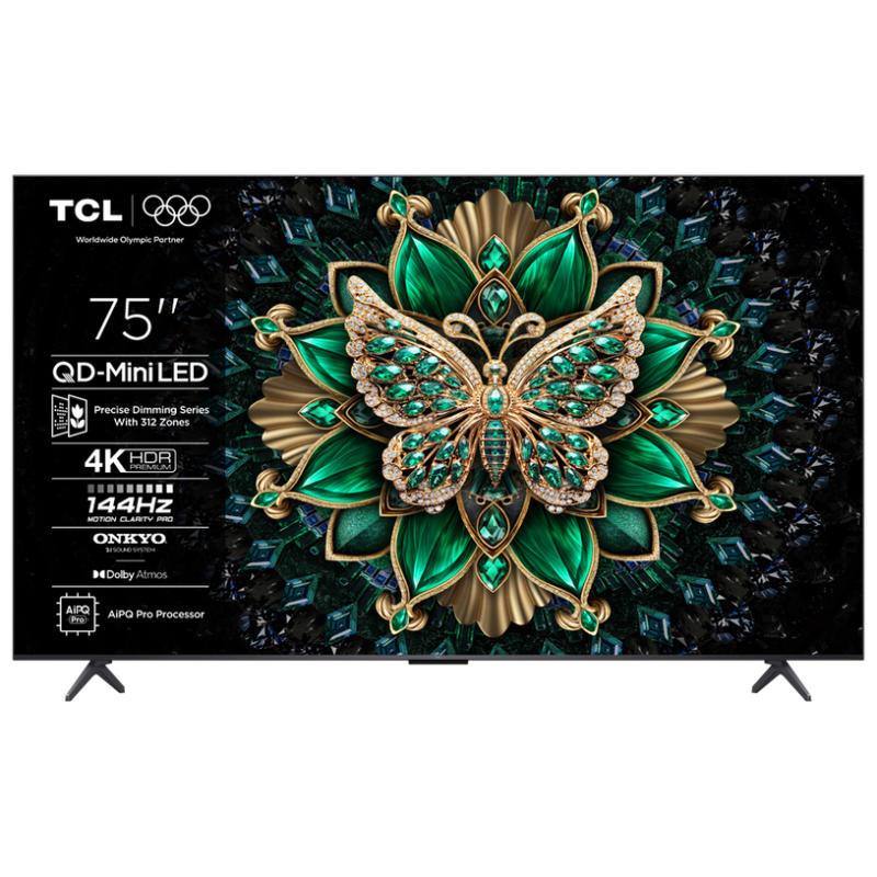Телевизор TCL 75MQLED75K 4K Ultra HD MINI LED SMART TV, GOOGLE TV, 75.0 ", 189.0 см
