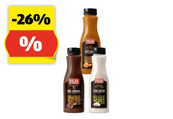 FELIX Felix Saucen, 330 g/345 g/350 g/395 g
