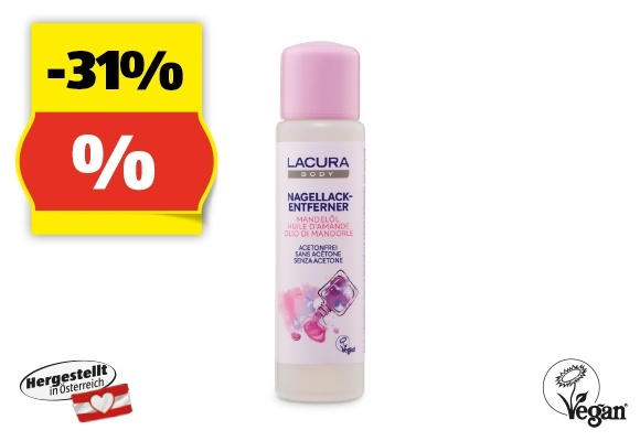LACURA Nagellackentferner, 200 ml
