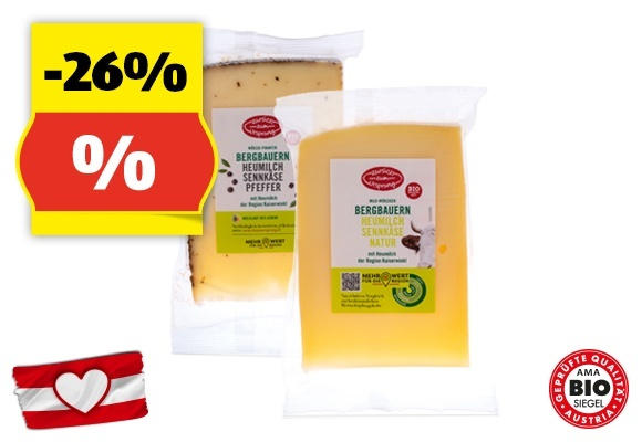 ZURÜCK ZUM URSPRUNG BIO-Sennkäse Scheiben, 150 g