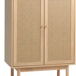 JYSK Dulap HALMSTAD 2 uși poliratan/stejar cald