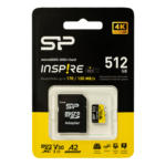 Технополис Карта памет SILICON POWER INSPIRE 512GB КЛАС C10, UHS-I U3,V30,A2 - до 26-06-25