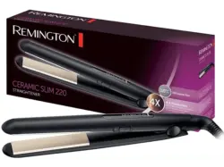 Remington S1510 Ceramic Slim 220 Haarglätter (Temperaturstufen: 2, Schwarz)