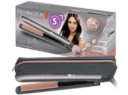 Remington S8598 Protect Haarglätter (Temperaturstufen: 5, Grau, Rosé)