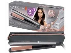 Remington S8598 Protect Haarglätter (Temperaturstufen: 5, Grau, Rosé)