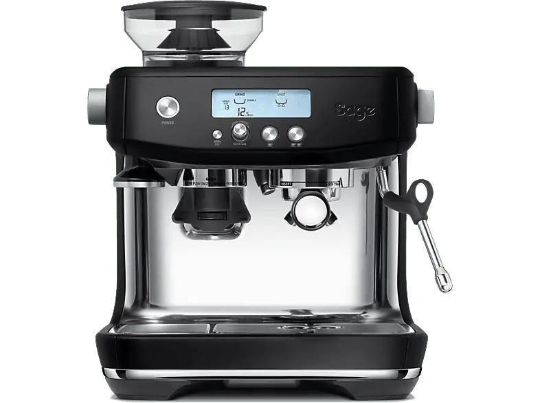 Sage SES878BTR4EEU1 the Barista Pro Espresso-Maschine (matt schwarz, integriertes 250g Mahlwerk, 1680 Watt, )