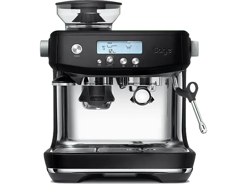 Sage SES878BTR4EEU1 the Barista Pro Espresso-Maschine (matt schwarz, integriertes 250g Mahlwerk, 1680 Watt, )