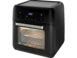Clatronic FR 3747 H Heißluftfritteuse (11 l, 1500 Watt, Schwarz)