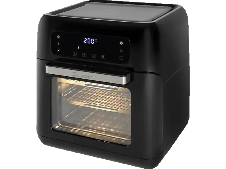 Clatronic FR 3747 H Heißluftfritteuse (11 l, 1500 Watt, Schwarz)