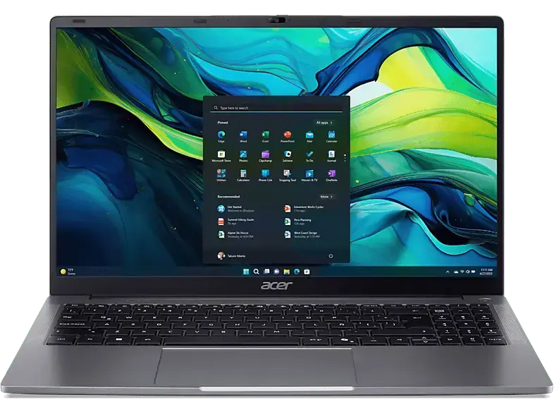 ACER Aspire Lite 15 AL15-32P-C464 Notebook 15,6 Zoll, Full-HD, Intel® Celeron® N4500 Prozessor, 4 GB RAM, 128 SSD, Windows 11 Home S-Modus, UHD Graphics, Steel Grey
