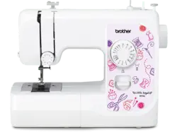 Brother KE14S Little Angel 14-Stiche Nähmaschine, mit Fingerschutz (50 Watt, 4 Stufen)
