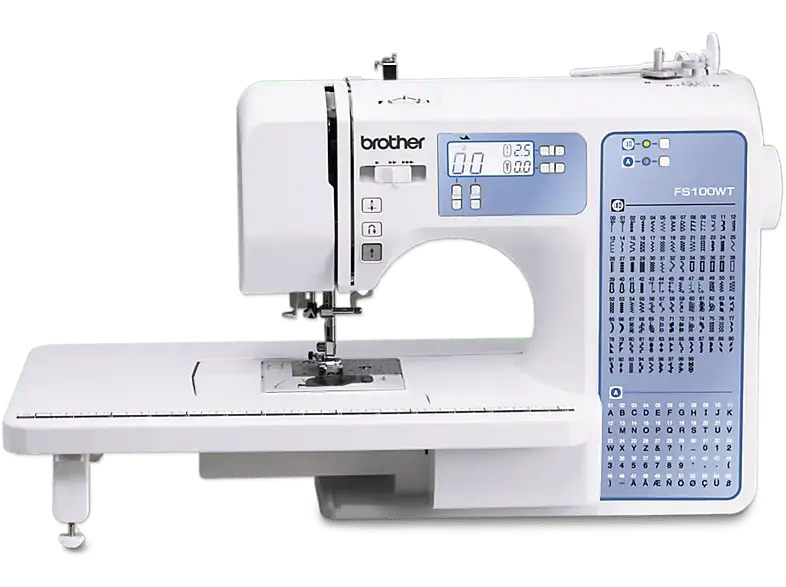 Brother FS100WT 100-Stiche Computer-Nähmaschine (40 Watt, 1 Stufe / 8 Varianten)
