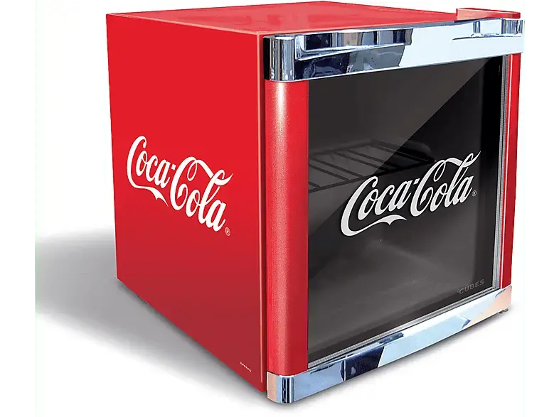 Cubes CC 165 E COCA COLA Getränkekühlschrank (E, 510 mm hoch, Rot, 48 l)