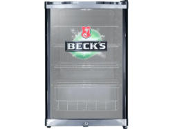 Cubes HC 241 E Becks Getränkekühlschrank (E, 845 mm hoch, Glastüre, 115 l)