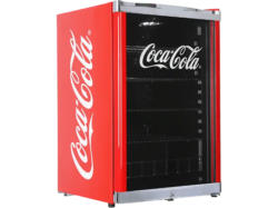 Cubes HC 166 E COCA COLA Getränkekühlschrank (E, 845 mm hoch, Glastüre, 115 l)
