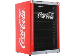Cubes HC 166 E COCA COLA Getränkekühlschrank (E, 845 mm hoch, Glastüre, 115 l)